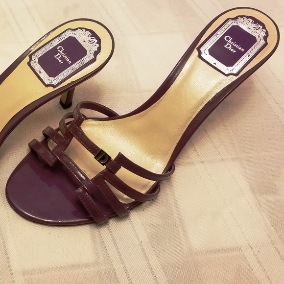 EUC.Beautiful Chistian Dior Sandals All Leather 8M - Picture 4 of 8